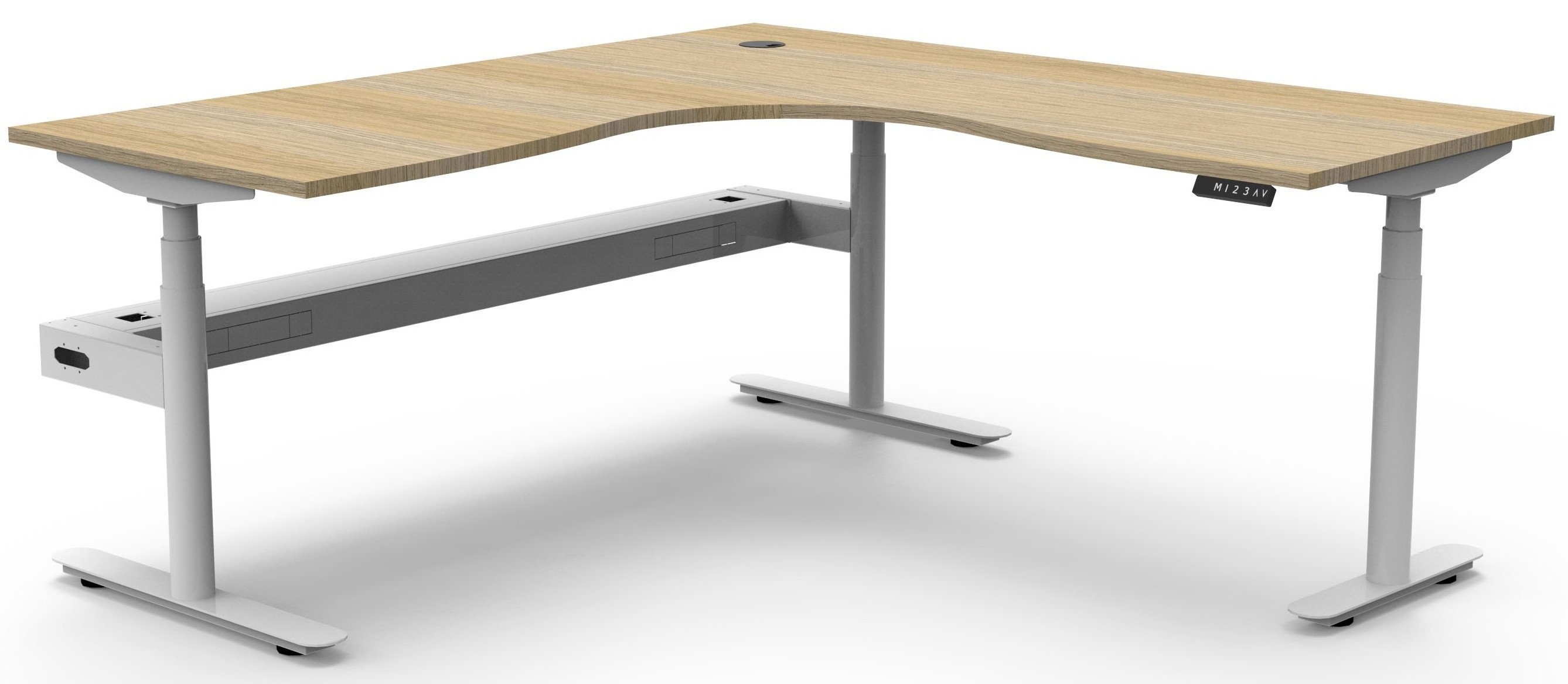 Halo+ Height Adjustable Corner Desk